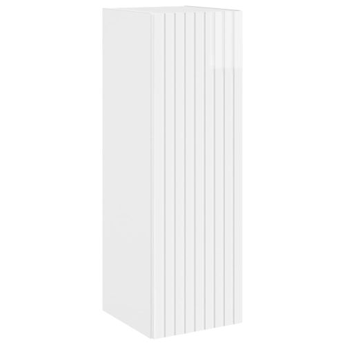 Стенно Баня Кабинет Бял гланц 33 x 34,5 x 60 см
