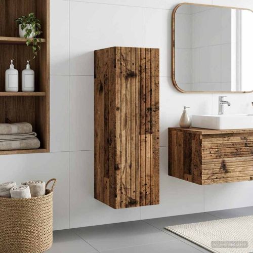 Стенно Баня Кабинет Старо дърво 33 x 34,5 x 60 см