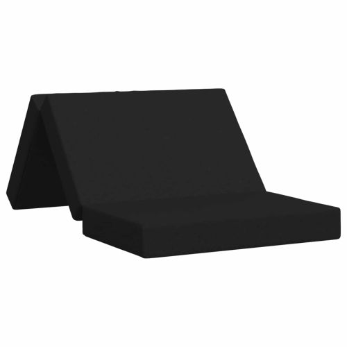 Сгъваем диван легло 80 x 67 x 45 см Черно