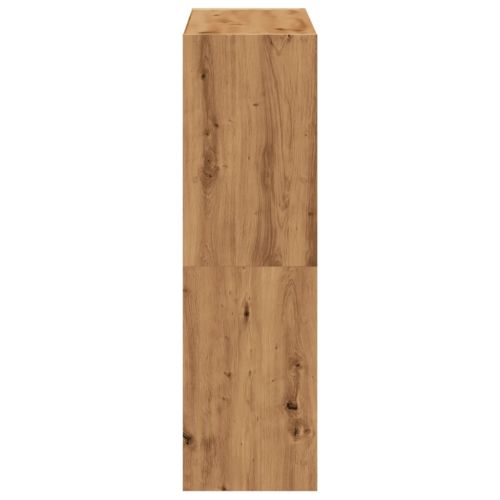 Библиотека, дъб артизан, 102x32x108 см, инженерно дърво