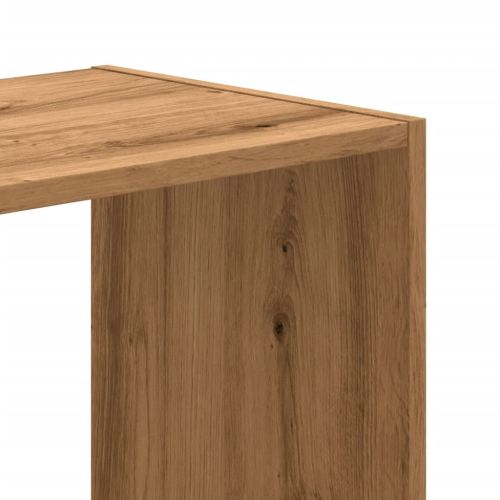 Библиотека, дъб артизан, 102x32x108 см, инженерно дърво