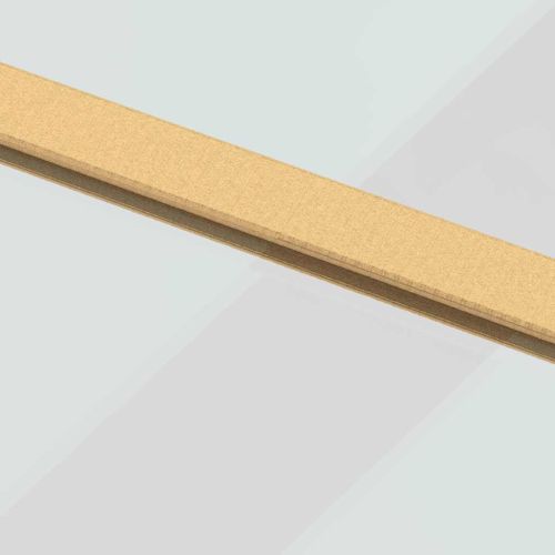 Плъзгаща се врата 90x205 см прозрачно ESG стъкло и алуминий