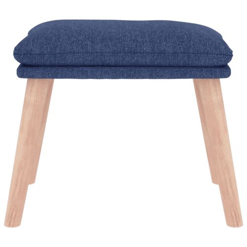 Табуретка, синя, 45x29,5x35 см, текстил