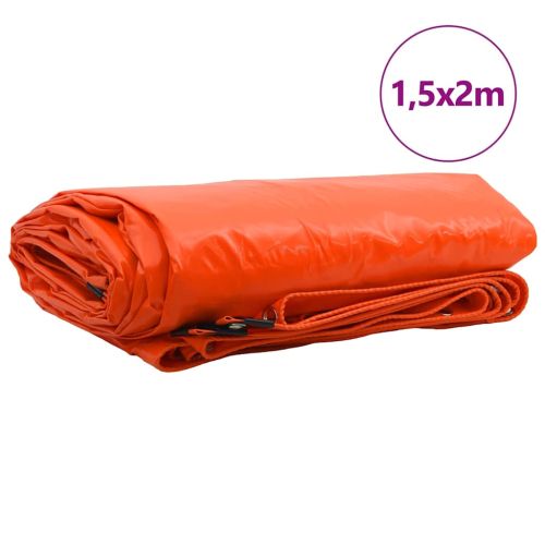 Найлон 650g / m² Оранжево 1,5 x 2 m Канва с PVC покритие