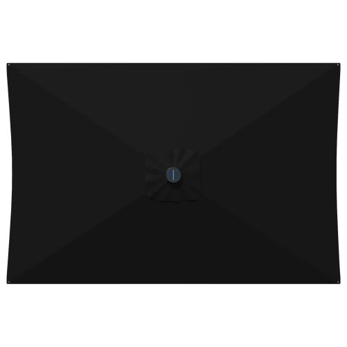 Градинен чадър с LED светлини и основа 200 x 300 cm Полиестер