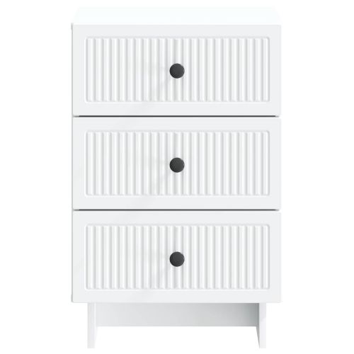 Нощен шкаф Бяло 43 x 41 x 66,5 см Инженерна дървесина