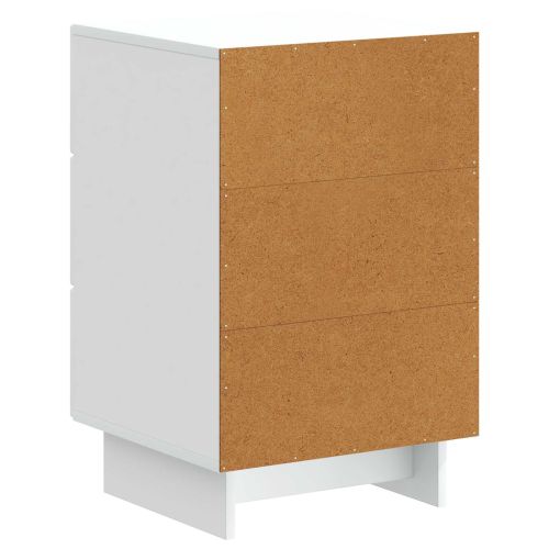 Нощен шкаф Бяло 43 x 41 x 66,5 см Инженерна дървесина