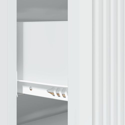 Чекмеджетен шкаф Бяло 66 x 34,5 x 90 см Инженерна дървесина