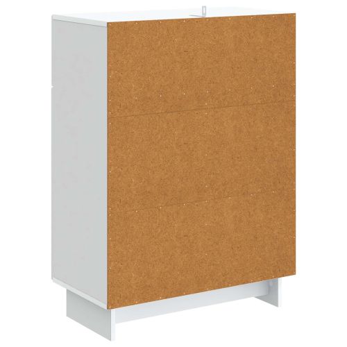 Служебен шкаф Бяло 66 x 34,5 x 90 см Инженерна дървесина