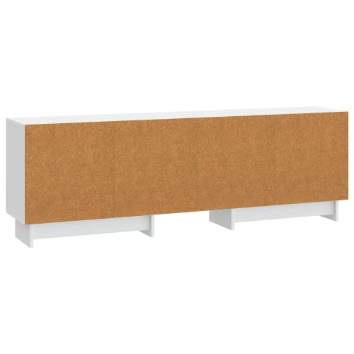 ТВ шкаф Бял 150 x 31 x 50 см Инженерен дървен материал