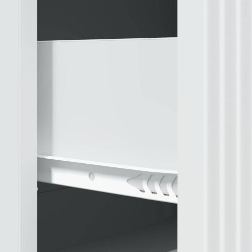 Чекмеджетен шкаф Бяло 66 x 34,5 x 90 см Инженерна дървесина