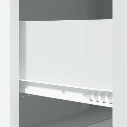 Чекмеджетен шкаф Бяло 66 x 34,5 x 87 см Инженерна дървесина