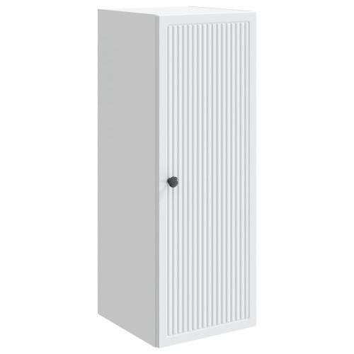 Стенно шкафче Бяло 33 x 34,5 x 90 см Инженерна дървесина