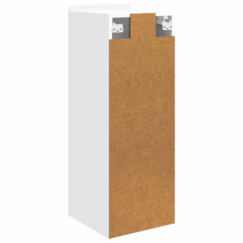 Стенно шкафче Бяло 33 x 34,5 x 94 см Инженерна дървесина