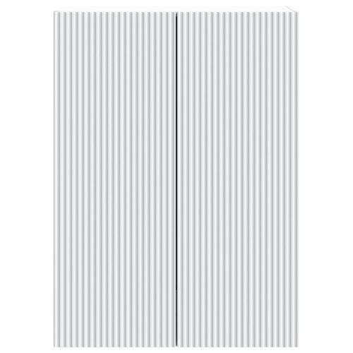 Стенно шкафче Бяло 66 x 34,5 x 90 см Инженерна дървесина
