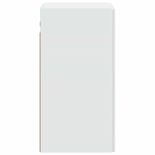 Стенно шкафче Бяло 59 x 31 x 60 см Инженерна дървесина