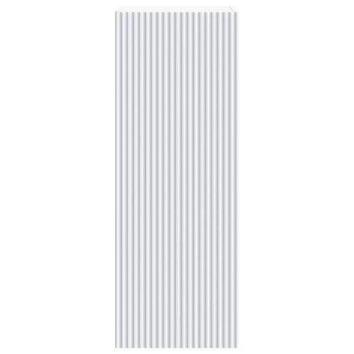 Стенно шкафче Бяло 33 x 34,5 x 90 см Инженерна дървесина