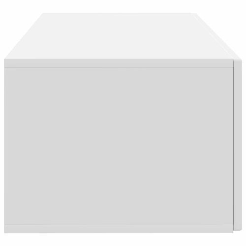 Стенно монтиран ТВ шкаф Бяло 78,5 x 41 x 30 см