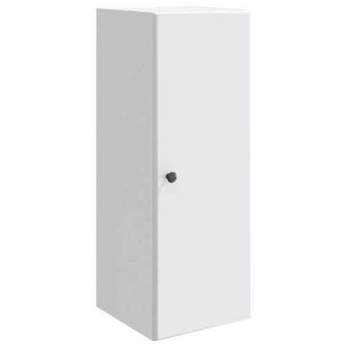 Стенно шкафче Бяло 33 x 34,5 x 90 см Инженерна дървесина