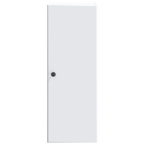 Стенно шкафче Бяло 33 x 34,5 x 90 см Инженерна дървесина