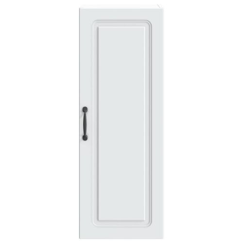Стенно шкафче Бяло 33 x 34,5 x 90 см Инженерна дървесина