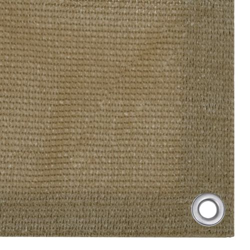 Балконски параван, таупе, 90x500 см, HDPE