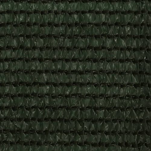 Балконски параван, тъмнозелен, 75x600 см, HDPE