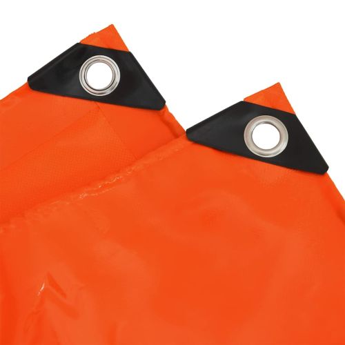 Найлон 650g / m² Оранжево 1,5 x 2,5 м Канва с PVC покритие