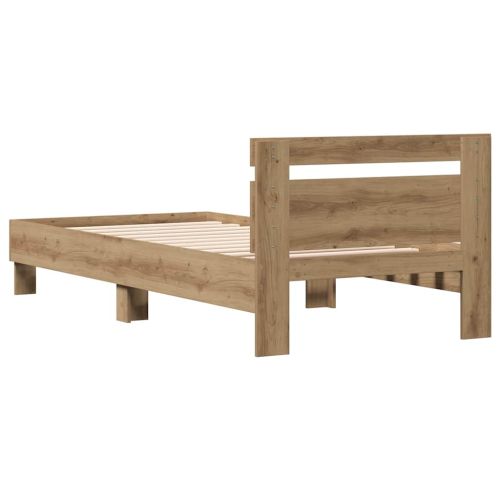 Рамка за легло Дъб 203 x 95 x 70 см Инженерно дърво