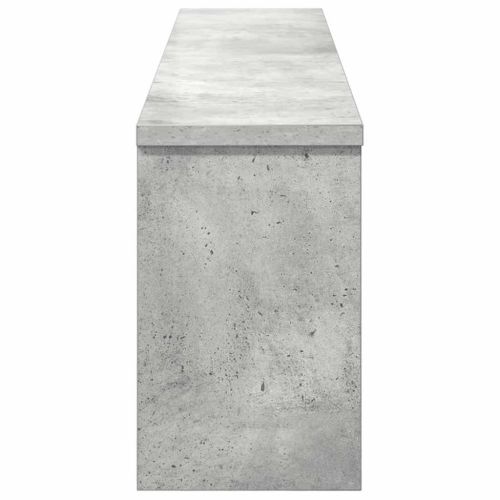 Стенен закачалка за палта Циментено сиво 100 x 16 x 26 см