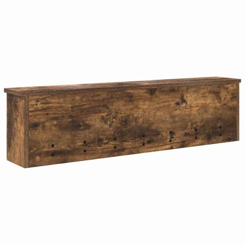 Стенен закачалка за палта с рафт Димян дъб 100 x 16 x 26 см