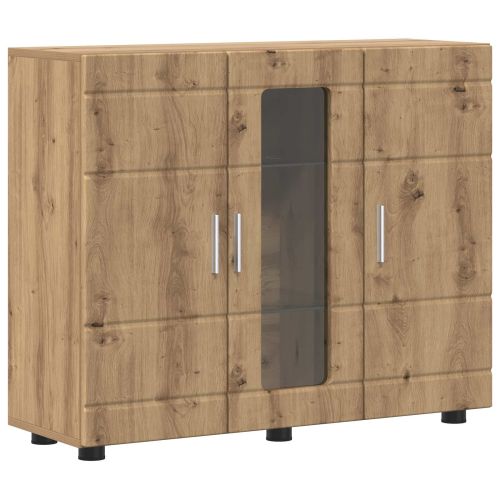 Дървен шкаф Дъб 88,5 x 30,5 x 73 см Инженерно дърво
