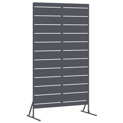 Екран за уединение 100 x 50 x 180 см Стомана Антрацит
