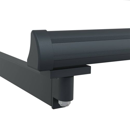 Прибираща се тента Оранжево и кафяво 350 x 250 cm