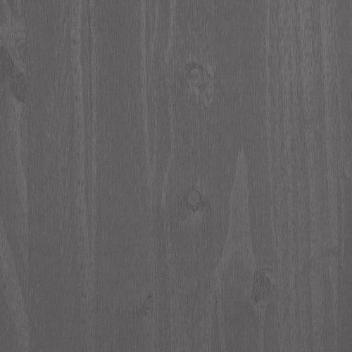 Сайдборд HAMAR светлосив 79x40x80 см борово дърво масив