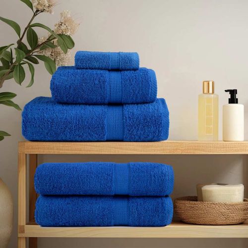 Кърпи за гости FROGN 4 бр. сини 30x50 см 360 г/м²