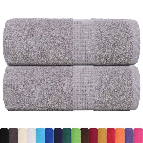 Кърпи за гости FROGN 2 бр. сиви 30x50 см 360 г/м²