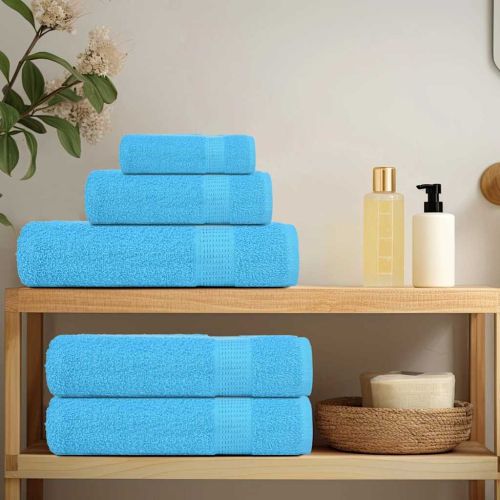 Кърпи за душ FROGN 4 бр. Тюркоазени 70x140 см 360 г/м²