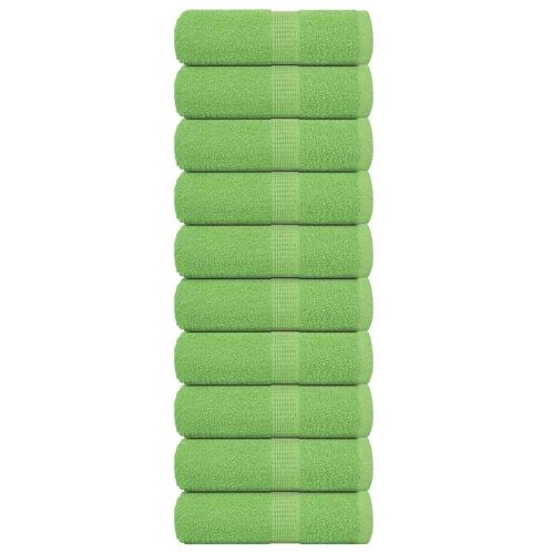 Кърпи за гости FROGN 10 бр. ябълково зелени 30x50 см 360 г/м²
