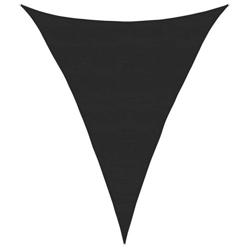 Сенник за платно 160 г/м² триъгълен черен 5x7x7 м HDPE