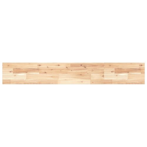 Плаващи рафтове, 2 бр., 120x20x2 см, необработена масивна дървесина, акация