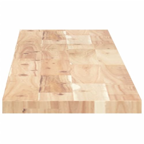 Плаващ рафт 160x20x2 см, необработен масив, акация