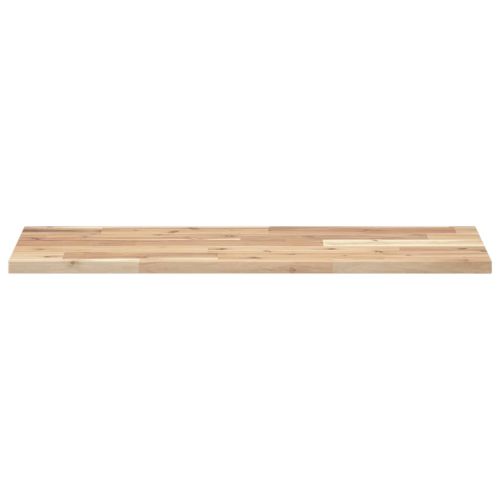 Плаващ рафт 100x30x2 см, необработен масив, акация