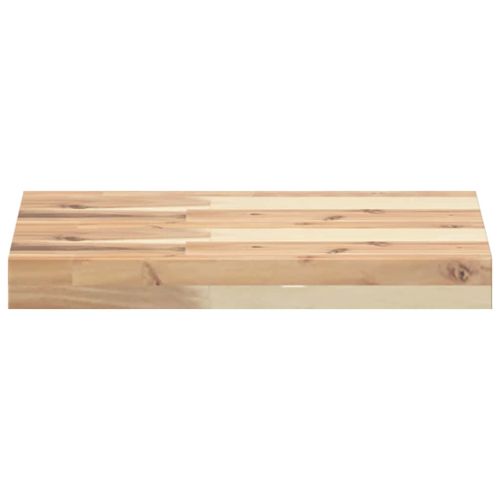 Плаващ рафт 40x30x4 см, необработен масив, акация