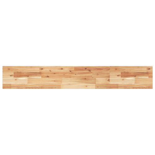 Плаващ рафт 140x20x2 см, маслено обработен, масивна дървесина, акация