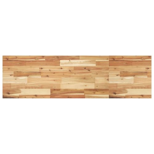 Плаващи рафтове, 3 бр., 120x40x2 см, маслено обработени, масивна дървесина, акация