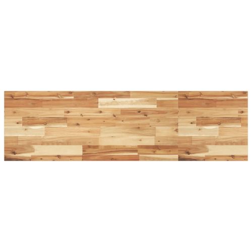 Плаващи рафтове, 4 бр., 120x40x2 см, маслено обработени, масивна дървесина, акация