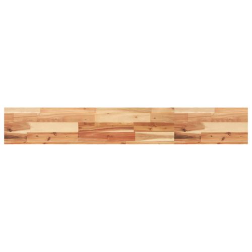 Плаващи рафтове, 3 бр., 120x20x4 см, маслено обработени, масивна дървесина, акация