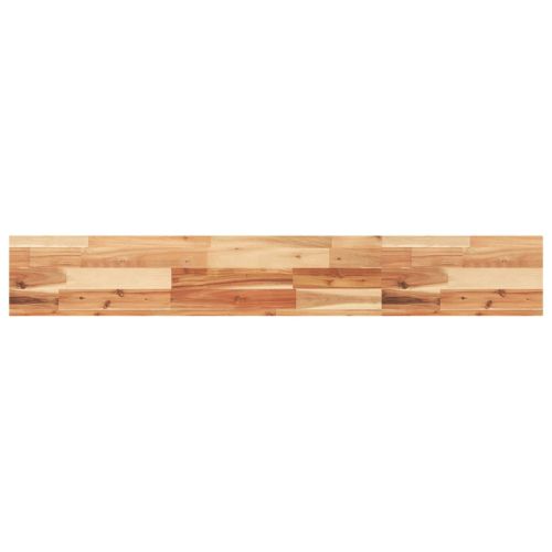Плаващи рафтове, 4 бр., 140x20x4 см, маслено обработени, масивна дървесина, акация
