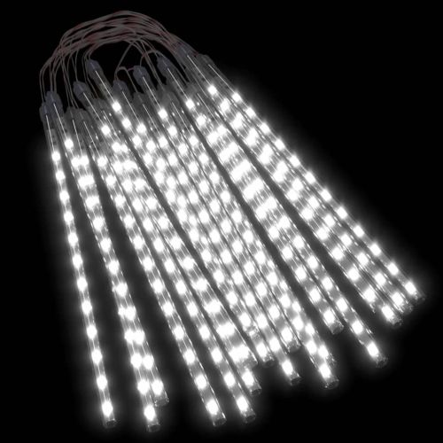 Светещи метеори 20 бр 30 см студено бяло 480LED закрито/открито